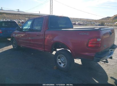 2001 FORD F-150 Red  Gasoline 1FTRW08W31KA85632 photo #4