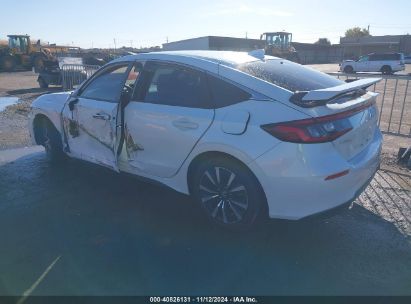 2022 HONDA CIVIC EX-L White  Gasoline 19XFL1H73NE005927 photo #4