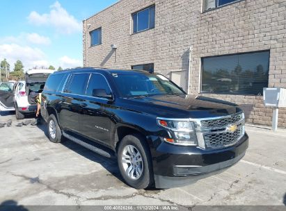 2018 CHEVROLET SUBURBAN LT Black  gas 1GNSKHKC6JR334742 photo #1