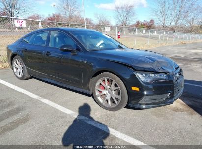 2017 AUDI S7 4.0T PREMIUM PLUS Black  Gasoline WAUWFAFCXHN018615 photo #1