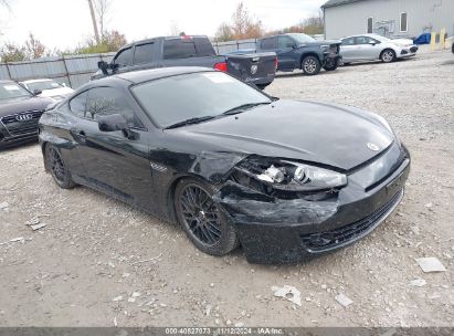 2008 HYUNDAI TIBURON GS Black  Gasoline KMHHM66D08U294665 photo #1