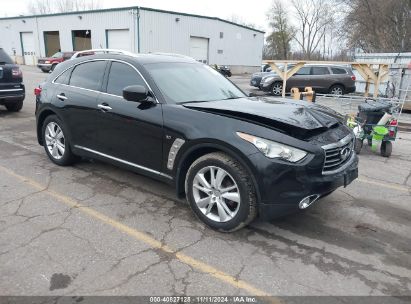 2015 INFINITI QX70 Black  Gasoline JN8CS1MW1FM480244 photo #1