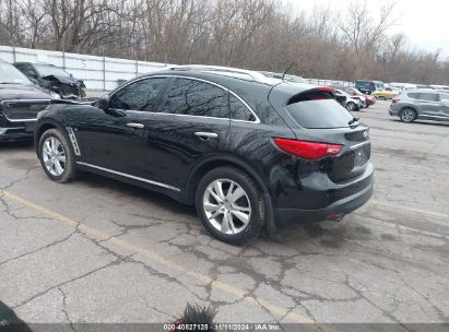 2015 INFINITI QX70 Black  Gasoline JN8CS1MW1FM480244 photo #4