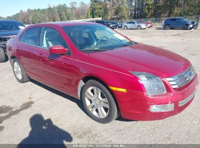 2006 FORD FUSION SEL Red  Gasoline 3FAFP08Z06R118637 photo #1