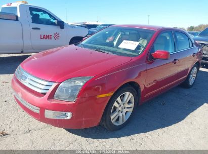 2006 FORD FUSION SEL Red  Gasoline 3FAFP08Z06R118637 photo #3