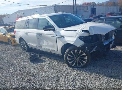 2019 LINCOLN NAVIGATOR L SELECT White  Gasoline 5LMJJ3HT7KEL05365 photo #1