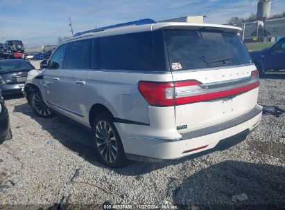 2019 LINCOLN NAVIGATOR L SELECT White  Gasoline 5LMJJ3HT7KEL05365 photo #4