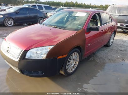 2007 MERCURY MILAN I4 PREMIER Burgundy  Gasoline 3MEHM08Z67R651068 photo #3