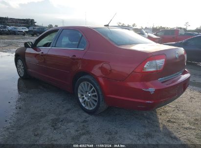 2007 MERCURY MILAN I4 PREMIER Burgundy  Gasoline 3MEHM08Z67R651068 photo #4