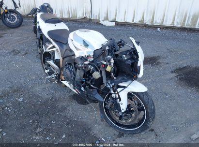 2007 HONDA CBR600 RR White  Other JH2PC40047M009775 photo #1