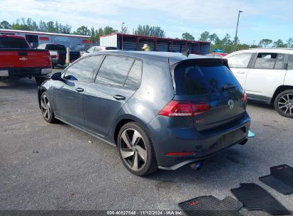 2019 VOLKSWAGEN GOLF GTI 2.0T AUTOBAHN/2.0T RABBIT EDITION/2.0T S/2.0T SE Gray  Gasoline 3VW5T7AUXKM017859 photo #4