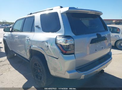 2023 TOYOTA 4RUNNER TRD OFF ROAD PREMIUM Silver  Gasoline JTERU5JR7P6156755 photo #4