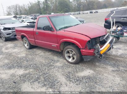 2002 CHEVROLET S-10 LS Red  Flexible Fuel 1GCCS145128114046 photo #1