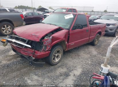 2002 CHEVROLET S-10 LS Red  Flexible Fuel 1GCCS145128114046 photo #3