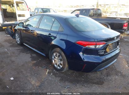 2020 TOYOTA COROLLA LE Dark Blue  Gasoline JTDEPRAE3LJ102939 photo #4