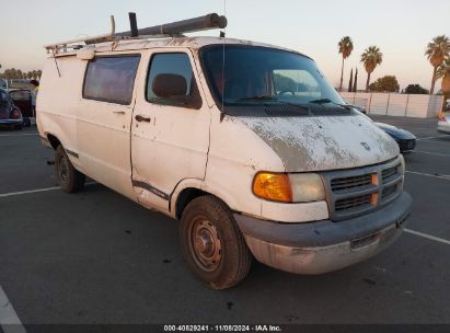 2001 DODGE RAM VAN 2500 CONVERSION White  Gasoline 2B7JB21Y91K560484 photo #1