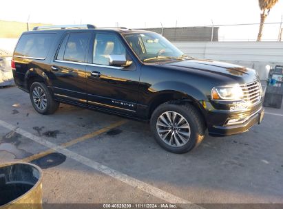 2017 LINCOLN NAVIGATOR L SELECT Black  Gasoline 5LMJJ3HT1HEL07833 photo #1