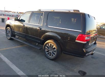 2017 LINCOLN NAVIGATOR L SELECT Black  Gasoline 5LMJJ3HT1HEL07833 photo #4