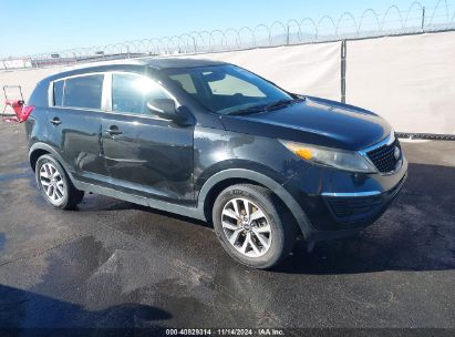 2015 KIA SPORTAGE LX Black  Gasoline KNDPBCAC8F7719368 photo #1