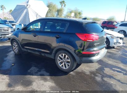 2015 KIA SPORTAGE LX Black  Gasoline KNDPBCAC8F7719368 photo #4