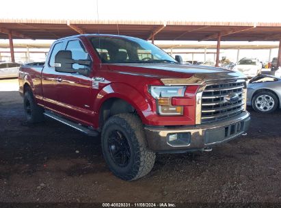 2015 FORD F-150 XLT Burgundy  Gasoline 1FTEX1EP2FFA23749 photo #1