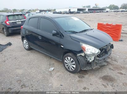 2018 MITSUBISHI MIRAGE ES Black  Gasoline ML32A3HJ3JH012041 photo #1