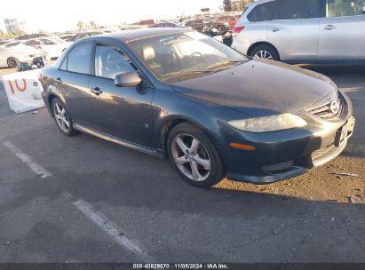 2004 MAZDA MAZDA6 S Gray  Gasoline 1YVHP80D245N77485 photo #1