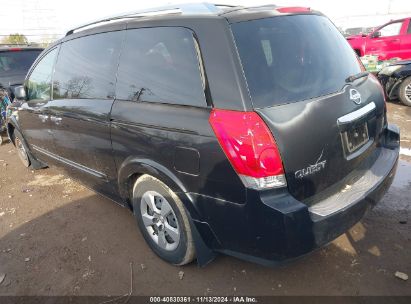 2008 NISSAN QUEST 3.5 S Black  Gasoline 5N1BV28UX8N118368 photo #4