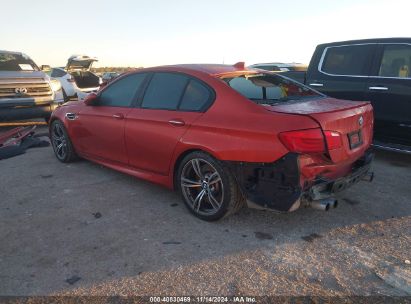 2013 BMW M5 Orange  Gasoline WBSFV9C58DD096300 photo #4