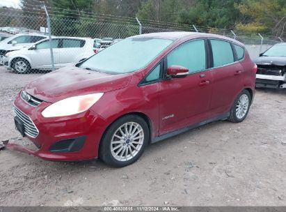 2014 FORD C-MAX HYBRID SE Red  Hybrid 1FADP5AU5EL502140 photo #3