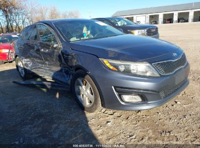 2015 KIA OPTIMA LX Light Blue  Gasoline 5XXGM4A78FG437631 photo #1