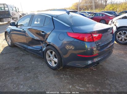 2015 KIA OPTIMA LX Light Blue  Gasoline 5XXGM4A78FG437631 photo #4