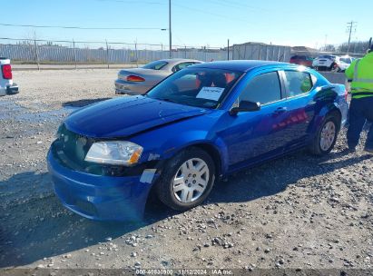 2014 DODGE AVENGER SE Blue  Gasoline 1C3CDZAB1EN115761 photo #3