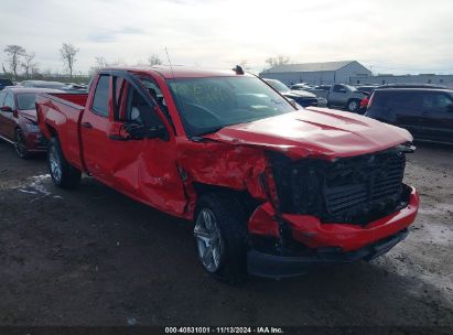 2019 CHEVROLET SILVERADO 1500 LD SILVERADO CUSTOM Red  Gasoline 2GCVKMEC0K1219199 photo #1