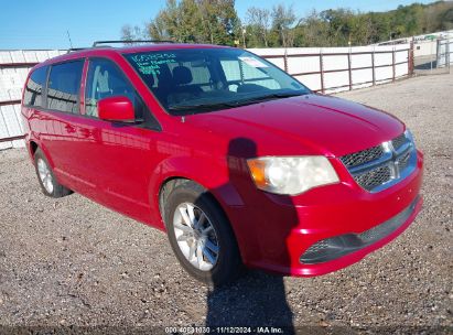 2014 DODGE GRAND CARAVAN SXT Red  Flexible Fuel 2C4RDGCG3ER388240 photo #1