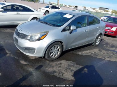 2013 KIA RIO LX Silver  Gasoline KNADM4A3XD6210675 photo #3