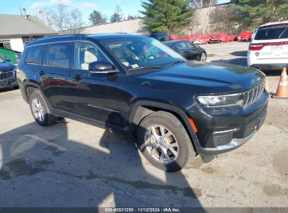 2021 JEEP GRAND CHEROKEE L LIMITED 4X4 Black  Gasoline 1C4RJKBG7M8134991 photo #1