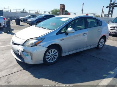 2012 TOYOTA PRIUS PLUG-IN Gray  Hybrid JTDKN3DP5C3023845 photo #3