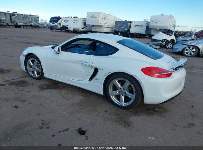 2014 PORSCHE CAYMAN White  Gasoline WP0AA2A87EK172054 photo #4