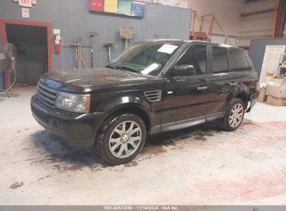 2009 LAND ROVER RANGE ROVER SPORT HSE Black  Gasoline SALSK25429A195853 photo #3