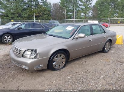 2001 CADILLAC DEVILLE DTS Gray  Gasoline 1G6KF57981U294477 photo #3