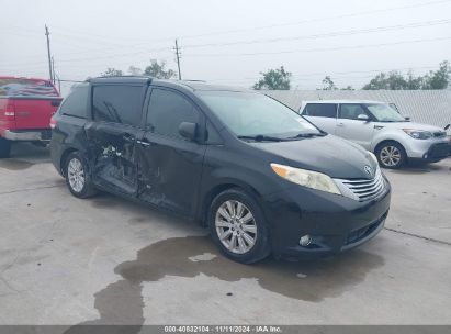 2012 TOYOTA SIENNA XLE/LIMITED Black  Gasoline 5TDYK3DC0CS247989 photo #1