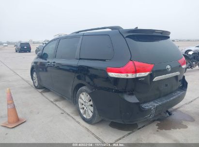 2012 TOYOTA SIENNA XLE/LIMITED Black  Gasoline 5TDYK3DC0CS247989 photo #4