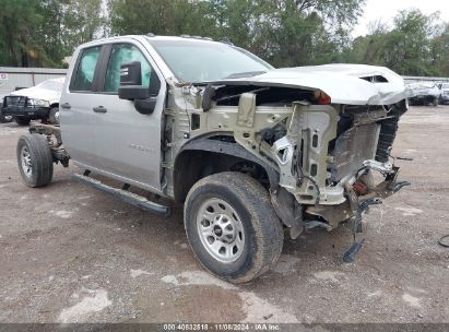 2021 CHEVROLET SILVERADO 3500HD Silver  Gasoline 1GB5YSE79MF237156 photo #1