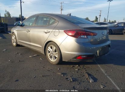 2020 HYUNDAI ELANTRA SEL Gray  Gasoline 5NPD84LF1LH525190 photo #4