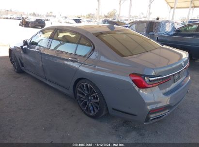 2022 BMW 740 I Gray  Gasoline WBA7T2C0XNCJ65683 photo #4