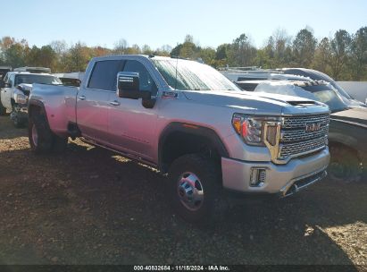 2022 GMC SIERRA 3500HD 4WD  LONG BED DENALI Silver  Diesel 1GT49WEY6NF257600 photo #1