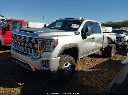 2022 GMC SIERRA 3500HD 4WD  LONG BED DENALI Silver  Diesel 1GT49WEY6NF257600 photo #3