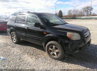 2007 HONDA PILOT EX-L Black  Gasoline 5FNYF18547B022098 photo #1