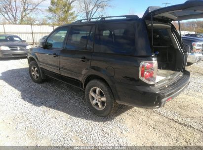 2007 HONDA PILOT EX-L Black  Gasoline 5FNYF18547B022098 photo #4